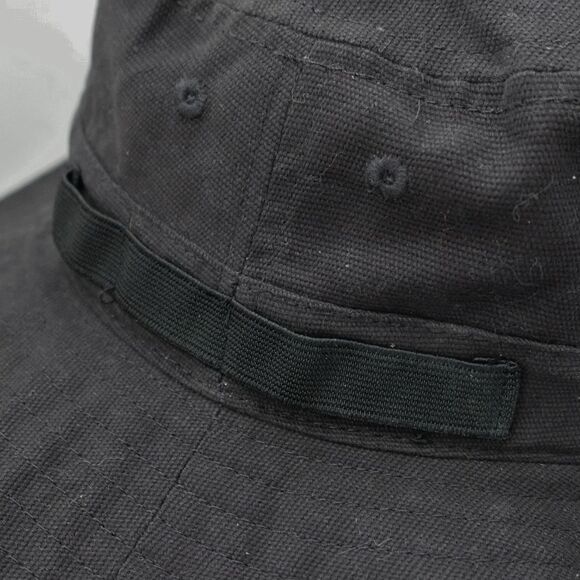 NWT Kangol Black & White Utility Cords Jungle Hat w/ Adjustable Chin Strap main image 4